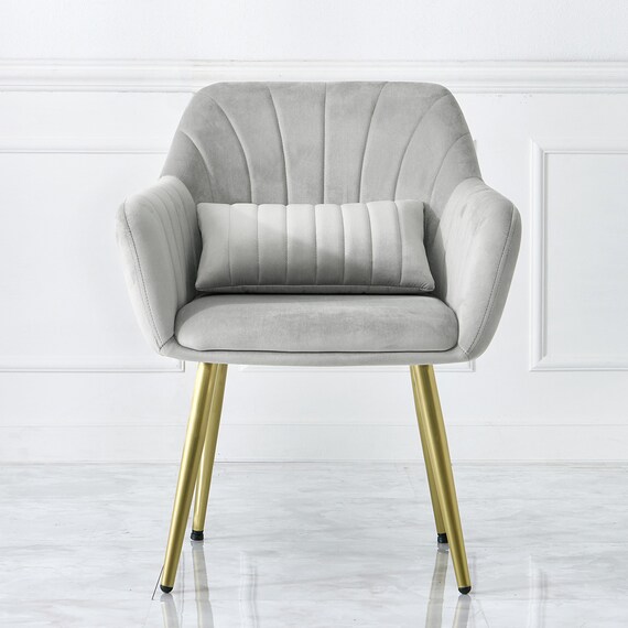 肌触りのよいエレガントチェア クッション付き (LGY) 2枚目画像