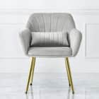 肌触りのよいエレガントチェア クッション付き (LGY) 2枚目画像