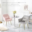 肌触りのよいエレガントチェア クッション付き (LGY) 4枚目画像