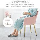 肌触りのよいエレガントチェア クッション付き (LGY) 18枚目画像