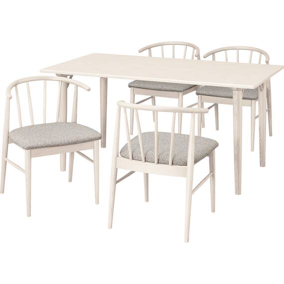 ダイニングテーブル5点セット(WY701 150 WW) 1枚目画像