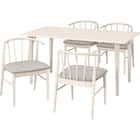 ダイニングテーブル5点セット(WY701 150 WW) 1枚目画像