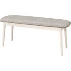 ダイニングテーブル4点セット(WY701 150 チェア/ベンチ WW) 6枚目画像