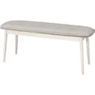 ダイニングテーブル4点セット(WY701 150 チェア/ベンチ WW) 6枚目画像