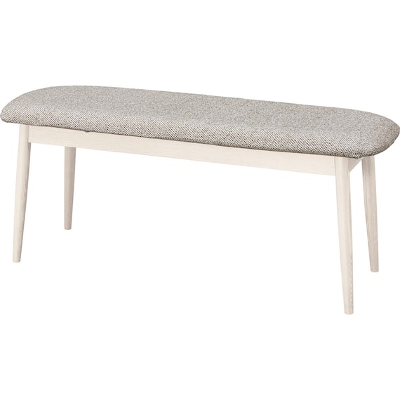 ダイニングテーブル4点セット(WY701 150 チェア/ベンチ WW) 6枚目画像