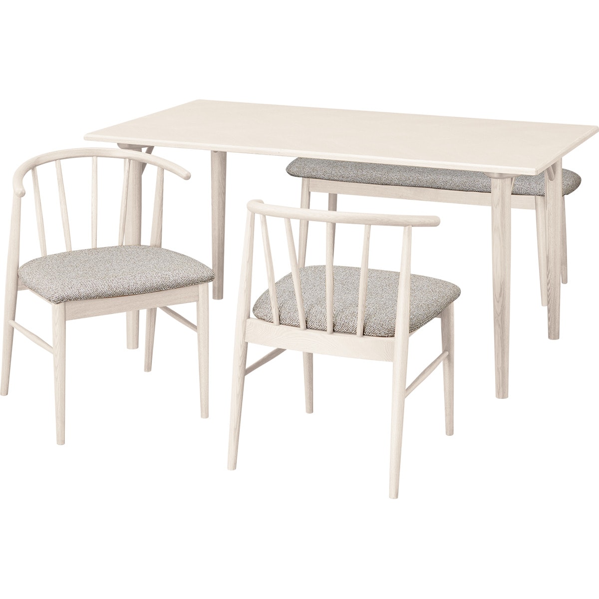 ダイニングテーブル4点セット(WY701 150 WW) | ニトリネット【公式