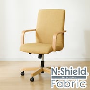 傷・汚れに強いファブリックダイニングチェア(HO101 回転式 肘付き NSF)