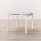 セラミック伸縮ダイニングテーブル(TA111 G85/120 WHWH) 8枚目画像