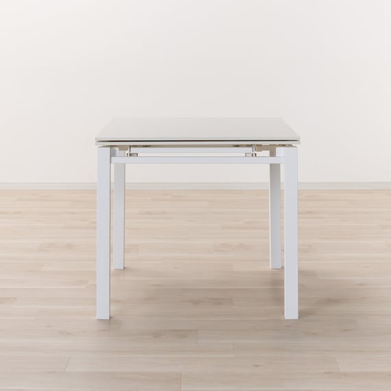 セラミック伸縮ダイニングテーブル(TA111 G85/120 WHWH) 9枚目画像