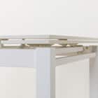 セラミック伸縮ダイニングテーブル(TA111 G85/120 WHWH) 11枚目画像