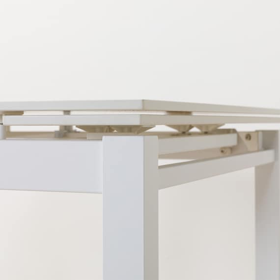 セラミック伸縮ダイニングテーブル(TA111 G85/120 WHWH) 11枚目画像