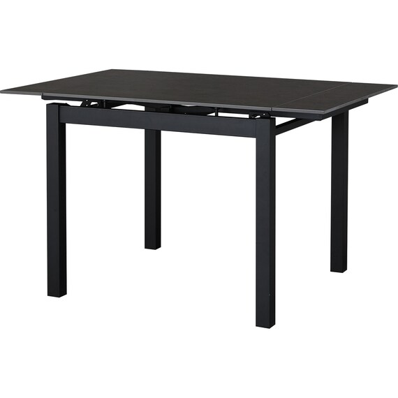セラミック伸縮ダイニングテーブル(TA111 G85/120 GYBK) 1枚目画像