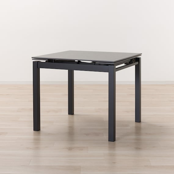 セラミック伸縮ダイニングテーブル(TA111 G85/120 GYBK) 8枚目画像