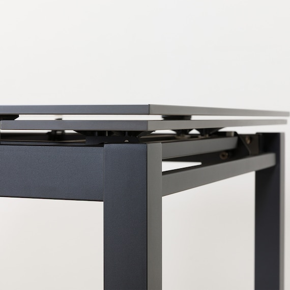 セラミック伸縮ダイニングテーブル(TA111 G85/120 GYBK) 11枚目画像