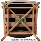 ソファのような座り心地のポケットコイルダイニング回転チェア(Nコレクション C-27S NA/NSF-BE) 4枚目画像