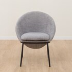 ダイニングチェア(TA333 ラウンド GY) 2枚目画像