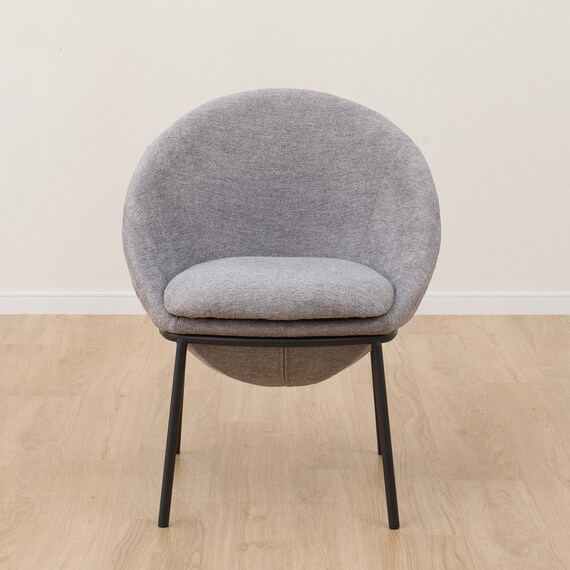 ダイニングチェア(TA333 ラウンド GY) 2枚目画像