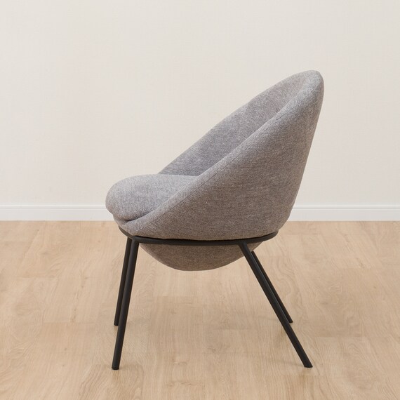 ダイニングチェア(TA333 ラウンド GY) 3枚目画像