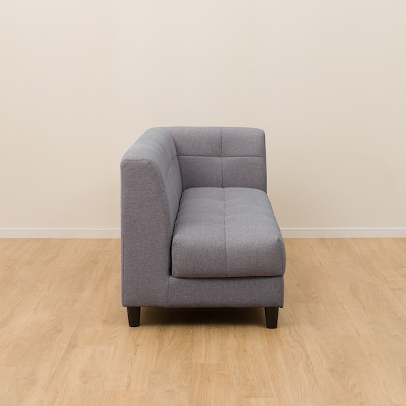 布張り左肘カウチソファセット(ボックス 2P/左カウチ AQ-MGY) 14枚目画像