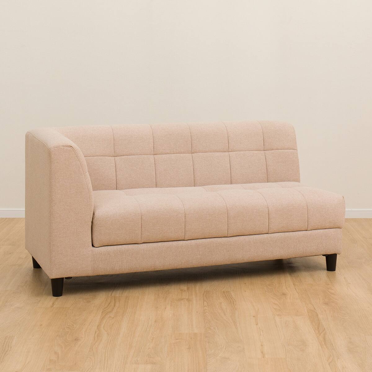 布張り右肘カウチソファセット(ボックス 2P/右カウチ AQ-BE) | ニトリ