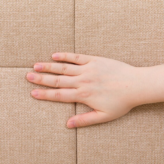 左肘カウチソファ 収納付き 布張りタイプ (ボックス AQ-BE) 19枚目画像