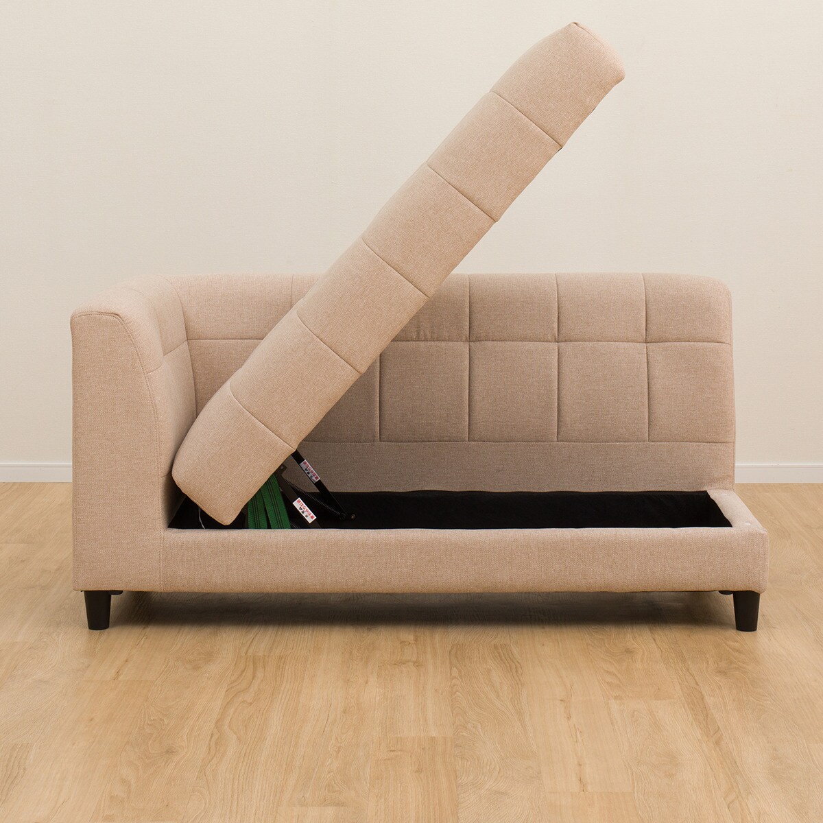 tqah 【送料込み】カウチソファ右肘 ニトリ リビングダイニングカウチソファ 布張りタイプ (右肘 LD2 AQ-MGY