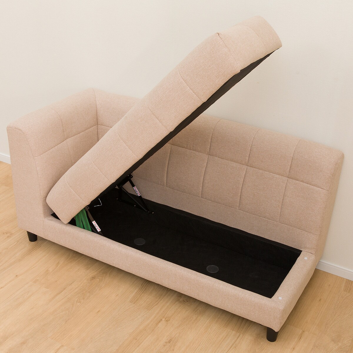 tqah 【送料込み】カウチソファ右肘 ニトリ リビングダイニングカウチソファ 布張りタイプ (右肘 LD2 AQ-MGY