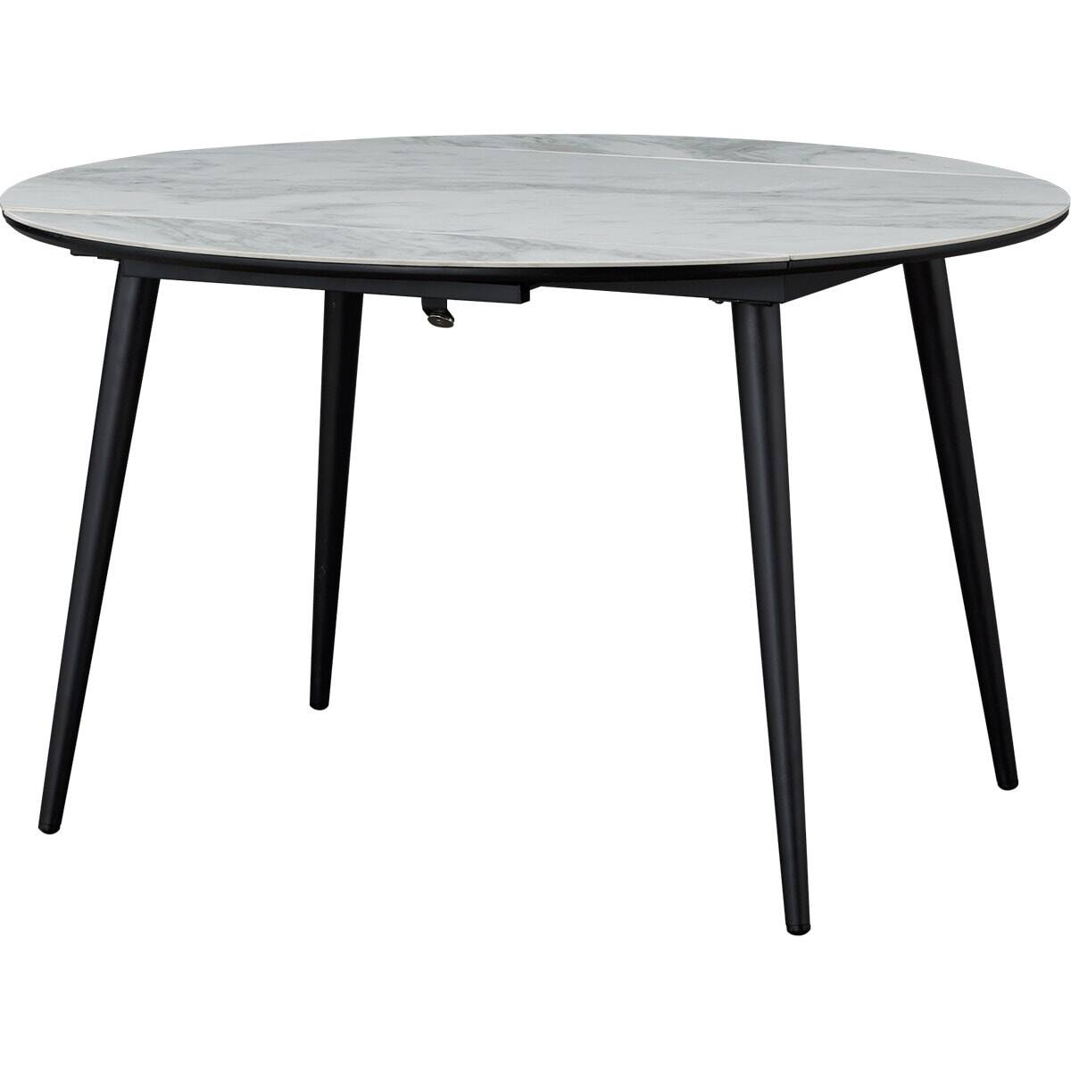 伸長式セラミックダイニングテーブル(セーラル TA777 WHBK) | ニトリ