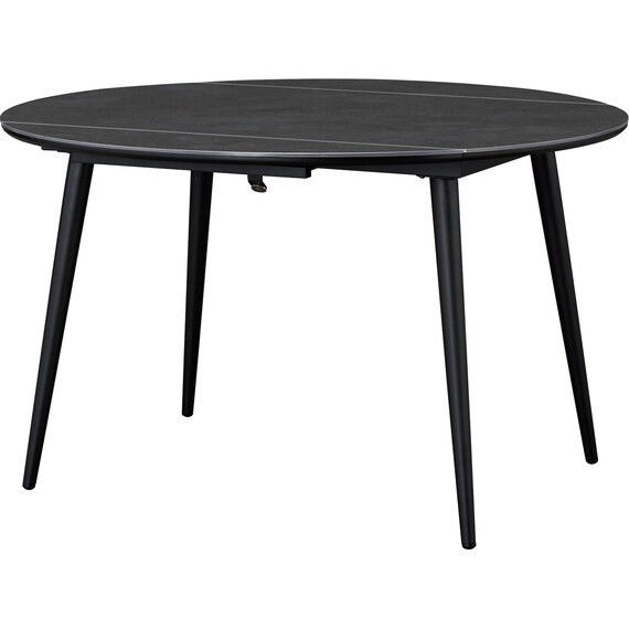 伸長式セラミックダイニングテーブル(セーラル TA777 GYBK) 1枚目画像