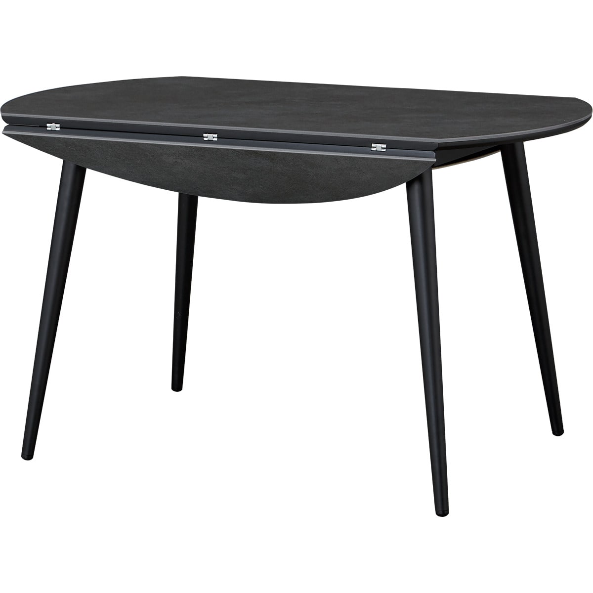 伸長式セラミックダイニングテーブル(セーラル TA777 GYBK