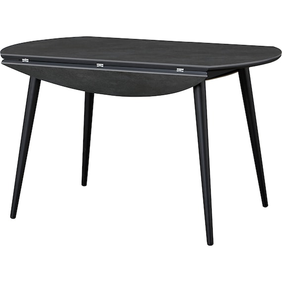 伸長式セラミックダイニングテーブル(セーラル TA777 GYBK) 2枚目画像