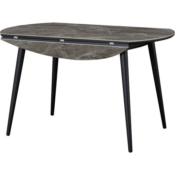 伸長式セラミックダイニングテーブル(セーラル TA777 BEBK) 2枚目画像