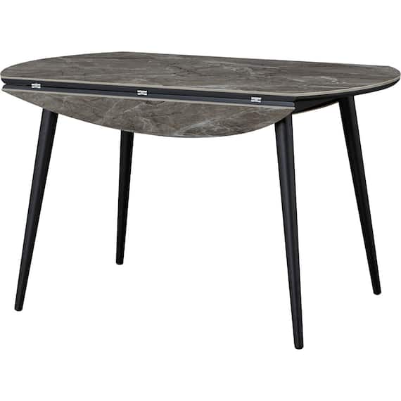 伸長式セラミックダイニングテーブル(セーラル TA777 BEBK) 2枚目画像