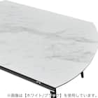 伸長式セラミックダイニングテーブル(セーラル TA777 BEBK) 5枚目画像