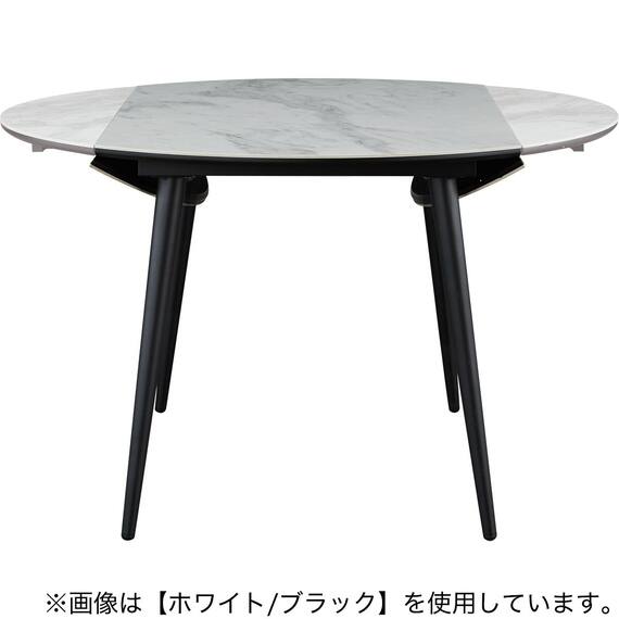 伸長式セラミックダイニングテーブル(セーラル TA777 BEBK) 8枚目画像