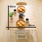 食卓3点セット(OT001 80 LBR) 2枚目画像