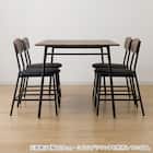 食卓5点セット(OT001 120 LBR) 5枚目画像