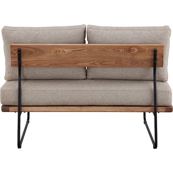 2人掛けソファ 布張りタイプ (EL101 BR) 5枚目画像