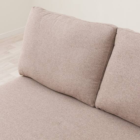 2人掛けソファ 布張りタイプ (EL101 BR) 9枚目画像