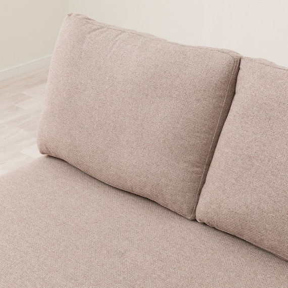 2人掛けソファ 布張りタイプ (EL101 BR) 9枚目画像