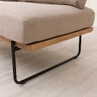 2人掛けソファ 布張りタイプ (EL101 BR) 12枚目画像