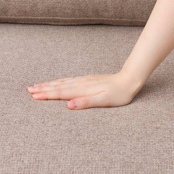 2人掛けソファ 布張りタイプ (EL101 BR) 13枚目画像
