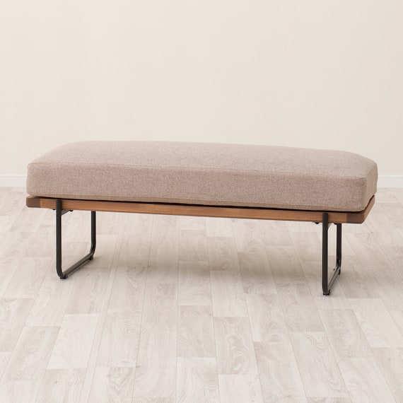 布張りベンチ(EL101 BR) 1枚目画像