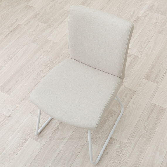 ダイニングチェア(YS002 BE/WH) 5枚目画像