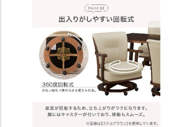 ニトリ 回転式ダイニングチェア PR401 MBR ﾀﾞｲﾆﾝｸﾞﾁｪｱ PR401 MBR | ニトリネット【公式】 家具・インテリア通販