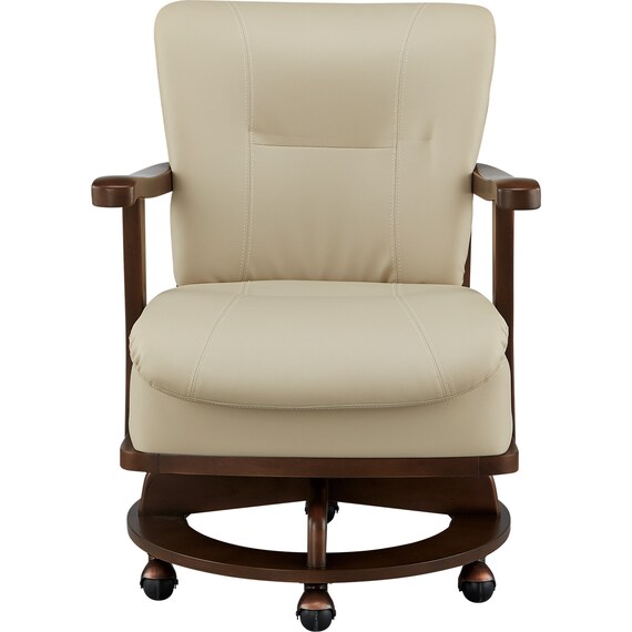 回転式ダイニングチェア(PR401 MBR) 2枚目画像