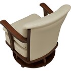 回転式ダイニングチェア(PR401 MBR) 6枚目画像