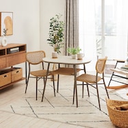 セラミックダイニングテーブル3点セット(IN/OUTDOOR MS002)