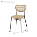 円形ダイニングテーブル3点セット(IN/OUTDOOR MS003/MS002 GY) 9枚目画像