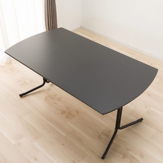 ダイニングテーブル(GH401 160 GY/BK) 4枚目画像